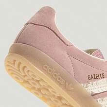 Adidas GAZELLE INDOOR Song Yuqi Style "T-Toe" Classic Sports Skate Shoes Training Shoes JS1413 - Pink - View 10