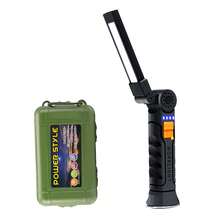 1 pieza Luz de trabajo COB plegable magnética, luz de inspección portátil recargable USB Tipo-C con rotación multi-ángulo, base magnética fuerte, adecuada para reparación de motores de automóviles, mantenimiento mecánico, linterna, iluminación de emergencia - Luz de trabajo - Ver 8