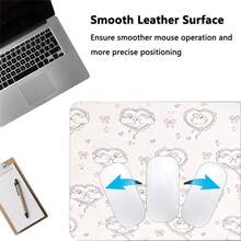 1pc Anime Cute Girl PC Gaming Mouse Pad, Pink, Best Friend Style, Computer Office Accessory, Large Gaming Player Anti-Slip Keyboard Extension Pad - View 6