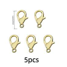 330pcs/Box DIY Jewelry Accessories, Includes 30 Lobster Clasps, 95 Embossed Caps And 205 Spacer Beads, Suitable For Weaving, Beading, Jewelry Making - Accessory Set (330 Pieces)/box - View 12