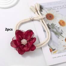 2 Stück Blumen-Vorhanghalter, 3D-Blumendesign, Vorhangclips ohne Bohren, moderne minimalistische Vorhangbefestigungen, Vorhanghalter, Vorhanghaken, geeignet für Schlafzimmer, Wohnzimmer und Heimdekoration - Verschiedenfarbig - Übersicht 13