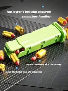 G17 Toy Gun, 2011 Cub, Building Block Color, Realistic Firing With Shell Ejection, Soft Bullet Blowback Handgun For Boys - Multicolor - View 7