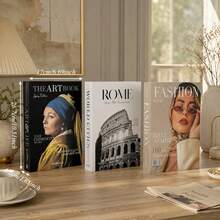 Paper Aesthetic Decorative Books, Coffee Table Books Decor - Faux Decorative Books For Decoration - Home Desktop Decor - Bedside Table Decor - Home Bookshelf Decor - one-size - View 4