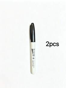 1-12pcs Black Fine Tip Marker Pen Set, 12pcs - Quick Drying, Fade-Resistant, Suitable For Wood, Plastic, Metal, Paper - Ideal For Art Creation, Office Writing, Learning Supplies, Poster Coloring, Perfect Gift For Students, Back To School Essential - Sets - View 15