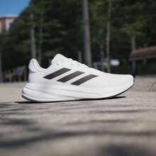 Adidas RESPONSE SUPER M Mesh Running Shoes JI4625 - Black and White - View 2