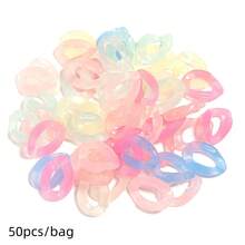 50pcs Acrylic Candy Color Chain Buckles, Transparent Jelly Color Connector Clips, DIY Glasses Chain Bag Chain Jewelry Accessories Chain Buckles, Jewelry Making Chain Accessories - Chain Buckle - View 14