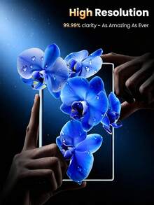 2片 [2026新款] 9H強化玻璃螢幕保護膜，適用於 Galaxy Z Fold 8/Z Fold 7/Z Fold 6/Z Fold 8 Ultra，外螢幕保護膜，3D全螢幕覆蓋，高清透明防刮，無氣泡易安裝，相容手機殼 - 無色 - 查看 3