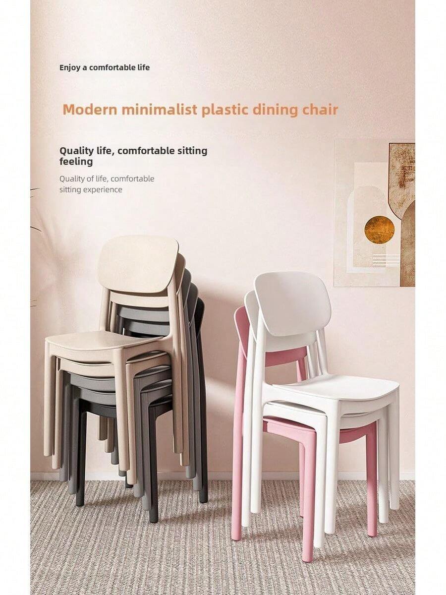 Stacking Chairs - Blue - View 1