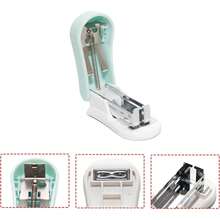 Stapler & Staples - Blue Set (Stapler + 830 Staples) - View 5