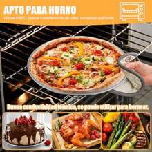 Pizza Baking Pan & Pizza Molds - Silver - View 6