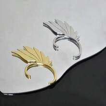Halloween Gold Elf Ear Clips, Fantasy Wing Earrings, Gothic Fairy Cosplay Women's Costume Jewelry - Multicolor - View 2
