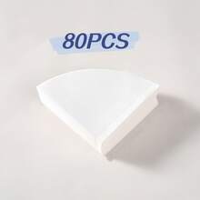 40/80/160pcs Coffee Filter Paper, V-Shaped Coffee Filter Paper, Disposable Coffee & Tea Filter Paper, Suitable For Pour-Over Coffee And Drip Coffee Maker, Outdoor, Travel, Office, Back To School Essential - Multicolor - View 12