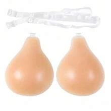 1pc Push-Up Self-Adhesive Bra, Invisible Strap Design, Front Closure Design, Provides Breast Support, Comfortable And Reusable, Suitable For Tank Tops, Swimwear, Bikini And Deep V-Neck Outfits - Multicolor - View 9