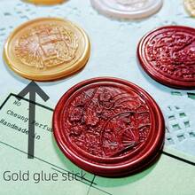 20/50PCS Gold Hot Glue Sticks, 3.93 X 0.27 In Waxing Glue Sticks Colored, Mini Adhesive EVA Sticks For Stamp Home Repair DIY Art Projects Bonding Woods Glass Paper Plastic Decoration - Gold - View 8