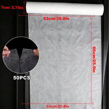 Disposable Tattoo Table Pad Roll, Anti-Ink & Waterproof Countertop Isolation Cloth, Effectively Isolates Ink Stains, Keeps Tattoo Workbench Clean, Protective Table Cover For Professional Tattoo Artists & Beginners - White - View 5