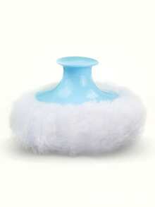 1pc Bubble Loose Powder Case Set With Large Soft Powder Puff, Reusable Face And Body Powder Brush, Portable Powder Compact, Suitable For Touch-Ups And Travel - Multicolor - View 10