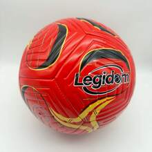 Spain Champion Commemorative Series Size 5 Adult Football, Machine-Stitched PU Material, Durable High Quality, Suitable For Training And Outdoor Matches, Christmas New Year Celebration, All-Season Use - Multicolor - View 4
