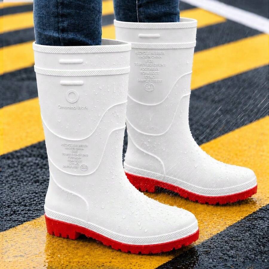 Men Rain Footwear - BcoRojo - View 1
