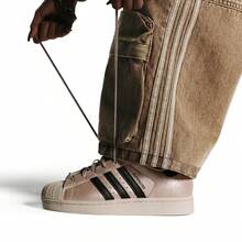Adidas SUPERSTAR II Classic Shell Toe Sneakers JR6985, Same Style As Song Yuqi - Dusty Pink - View 4