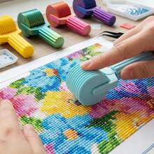 Diamond Painting Roller Tool, Embossing Roller For Fixing Diamonds And Flattening Beads, Handheld DIY Diamond Painting Accessory, Suitable For Canvas Handmade Crafts - A - View 8