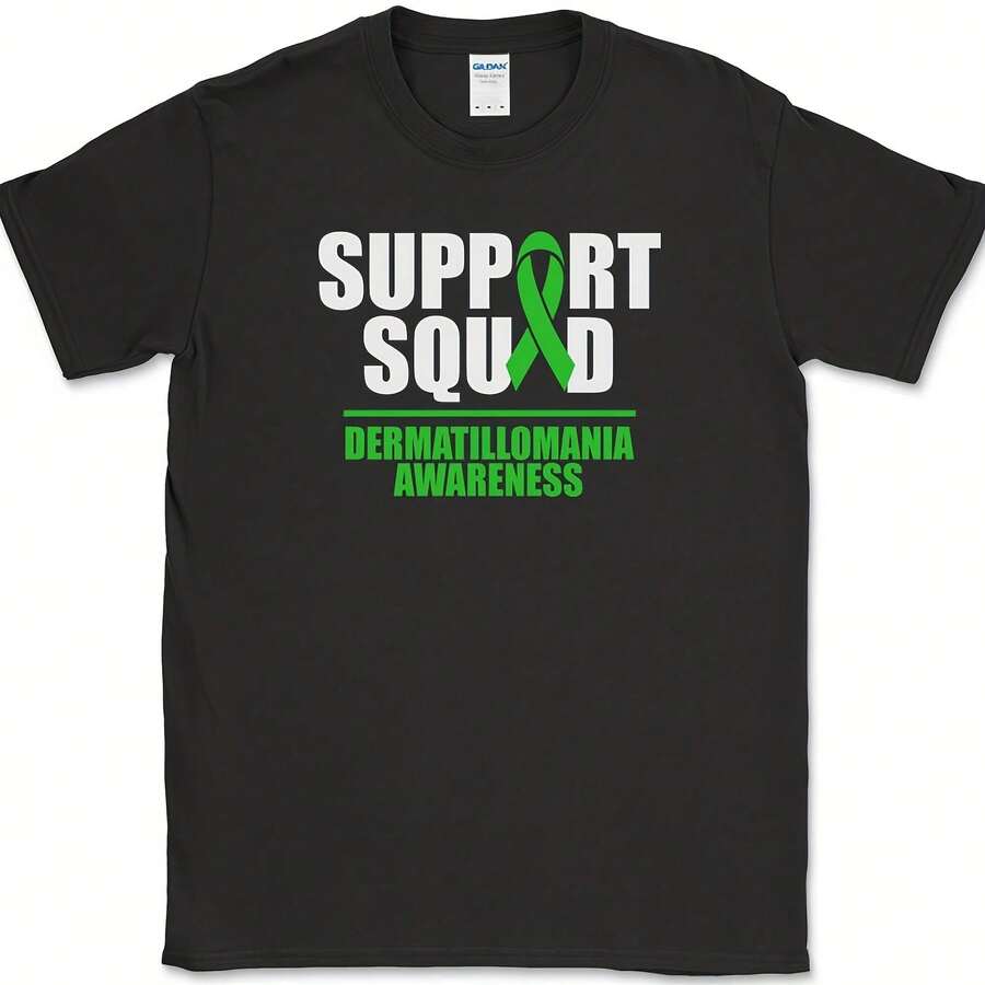 Dermatillomania Awareness T-Shirt Fund Raiser Group Team Tee - Style - View 1