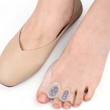 1 Set Of Adjustable Toe Separators-Soft, Elastic, Anti-Friction, And Reusable. - Clear - View 10