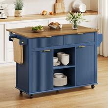 Mobile Storage Islands - Brown - View 5