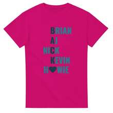 Brian  Nick Kevin Howie Boys Are Back Heavyweight Unisex Crewneck T-Shirt - 白色 - 查看 10