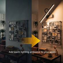SEEDIQ Dimmable 40cm Wireless Wall Lamp, Rechargeable Wall Light With Adjustable Arm, LED Wall Lights (No Electricity Required) For Bedroom Home Decor - A - View 11