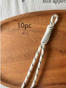 5-10pcs Colorful Nylon Rope DIY Handmade Weaving Set | Weaving Keychain And Backpack Pendant Materials | Handmade Jewelry And Accessory Materials | Valentine's Day Gift Choice - Colorful Braided Rope - View 4
