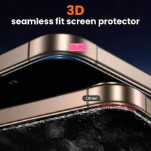 XINHONGYU 1pc Tempered Glass Screen Protector For IPhone 17 Pro Max, Anti-Blue Light, Compatible With IPhone 17 Pro/16/16 Plus/15 Pro/15/14/13/12/11/XR/XS, Full Coverage | Eye Protection | Anti-Fingerprint | Compatible With Phone Cases - 1pc - View 2