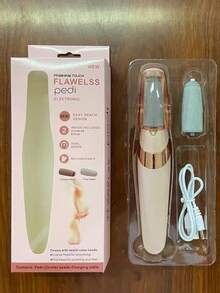 Electric Foot Grinder,With LED Light And Replacement Rollers,Electric Callus Remover,Rechargeable Automatic Foot File,2-Speed Settings,Portable Foot Scrubber/Pedicure Tool For Dry,Cracked,Hard Skin And Calluses,Holiday Essentials,Gift For Men /Women - Multicolor - View 12