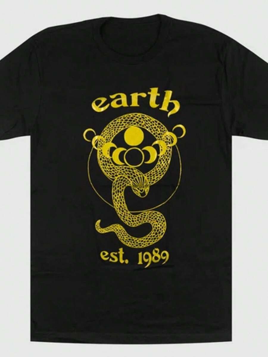 Earth Band Album Black T Shirt All Size S 5Xl - Black - View 1