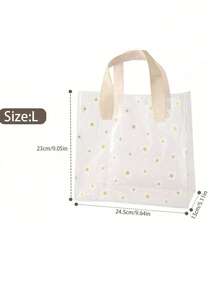 Tas Kado Genggam PVC Transparan, Tas Tote Transparan PVC Motif Bunga Daisy, Tas Kado Liburan yang Dapat Digunakan Kembali, Kado Liburan - Beraneka warna - View 17