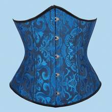 1pc Women's Short Waist Cincher, Tummy Control Waist Trainer Body Shaper Top, Suitable For Party, Daily Wear - Royal Blue - View 1
