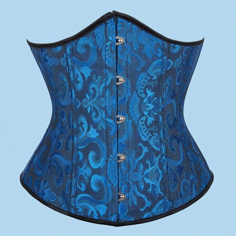 1pc Women's Short Waist Cincher, Tummy Control Waist Trainer Body Shaper Top, Suitable For Party, Daily Wear - Royal Blue - View 1