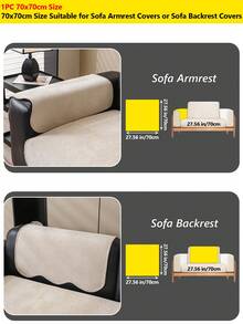 1pc Minimalist Wabi-Sabi Style Swirl Texture Sofa Cushion, Multiple Colors Available, All-Season Decorative Anti-Wear Sofa Protector - Multicolor - View 15