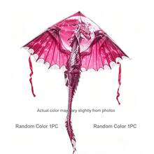 1pc Wholesale 2026 New Giant Dragon Kite, Adult Size, Hot-Selling Street Vendor Item, Can Be Used As Cartoon Decorative Kite - Multicolor - View 8