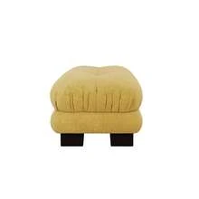 Paris Ottoman Yellow - Vintage Chenille Style - 黃色 - 查看 7