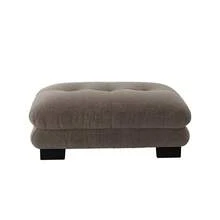 Paris Ottoman Yellow - Vintage Chenille Style - Coklat - View 5