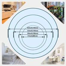 1pc Football Pattern Long Strip Rug, Minimalist Soft Round Carpet, Suitable For Living Room, Study, Laundry Room, Bedroom, Kitchen Wooden Floor, Decorative Design, Machine Washable Easy Clean Flannel Rug - Multicolor - View 3