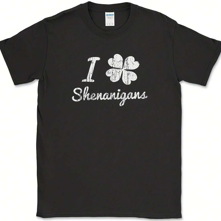 I Shenanigans T-Shirt Funny St Patricks Day Drinking Day Beer Tee - 款式 - 查看 1