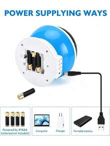 1pc Night Light Projector, Starry Sky Night Light Projection, Baby Lamp Decoration, Rotating Starry Sky Moon Galaxy Projector, Desktop Lamp - Multi-color - View 6