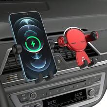 1件裝頂級奢華重力感應車用手機支架，通用出風口手機架，重力感應一觸鎖定，三角穩定結構防震，升級伸縮尾鉤20倍加強穩定性，360°通用球頭可調視角，柔軟矽膠防滑手機保護，預留充電孔方便充電，兼容橫向、縱向與斜向位置，適用於大多數車型 - 升級款多色 - 查看 3