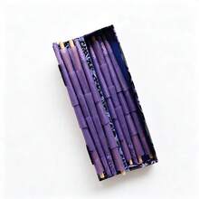 1 Box Purple Printed Pre-Rolled Cone Cigarette Rolling Papers With Filter Tips, Finished Cone-Shaped Rolling Paper Gift Box Set, Convenient Disposable Handmade Rolling Papers, Essential Smoking Accessories - View 11