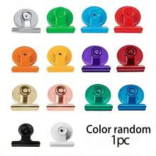 Refrigerator Magnetic Clips, Heavy‑Duty Spring Loaded Magnet Clips, For Kitchen Cabinet & Metal Surfaces, Household Office Workers, Popular Fridge Magnets, Multicolor Random 1/5/10Pcs Food Bag Photo Note Holding Clips - Multiple Styles - View 11