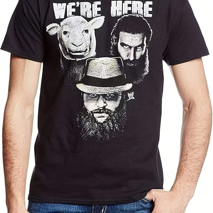 S The Wyatt Family We're Here T-Shirt Black - 款式 - 查看 1