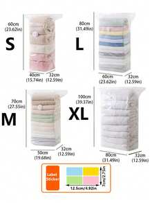 2026 Model No-Pump 3D Vacuum Storage Bag 80% Compression Rate Extra Large Capacity 3D Roll-Up Vacuum Sealed Bag Upgraded Large Capacity Storage Compression Bag Suitable For Bedding Clothing Blankets Giant Bedding Travel Storage Cube - Multi-color 1.0 - View 3