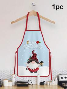 1pc Personalized Customized 2026 New Year Christmas Party Decoration Digital Print Apron, Creative Waist Apron For Home Holiday - Multicolor - View 8