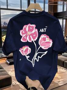 Women T-Shirts - 藏蓝色 - 查看 2